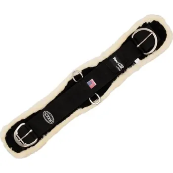 Podbřišník Westernový podbřišník POOLS Comfort s beránkem černý 32"