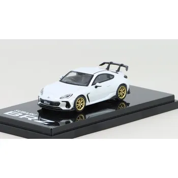 autíčko Subaru BRZ (ZD) S STI Performance bílá 1:64 - Hobby Japan Subaru BRZ - kovový model auta 1/64