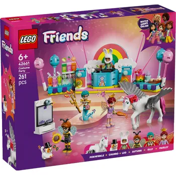 LEGO Friends 42661 Kostýmová párty s jednorožcem a vílou Stavebnice LEGO LEGO Friends 42661 Kostýmová párty s jednorožcem a vílou