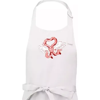 Kuchyňská zástěra Žížalí anděl (Alexis Citrine) - Pánská zástěra na vaření - Univerzální velikost ( Bílá )