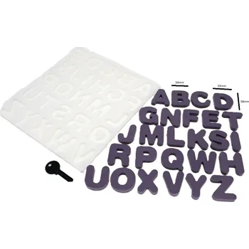 PourArt Silikonová forma Písmena velká 210-11 215x231x8mm