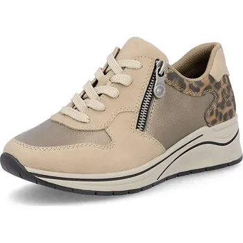 Dámská obuv Dámské tenisky RIEKER N9503-20 béžová W5 38