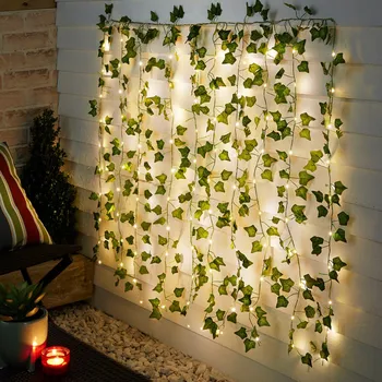 3Pagen Břečťanový závěs se solárním osvětlením 150x150 cm