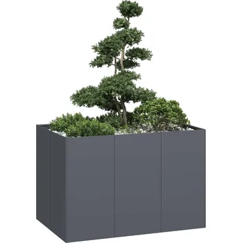 Truhlík vidaXL Truhlík antracitový 120x80x80 cm ocel