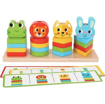 BABU - Dřevěná edukativní hra zvířátka