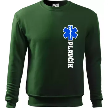 Pánská mikina Hvězda života - Plavčík - Mikina Essential pánská - M ( Lahvově zelená )