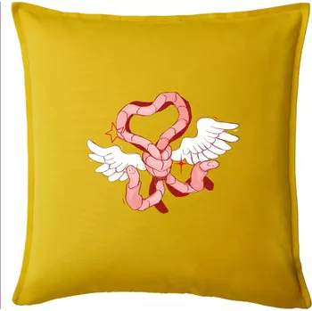 Polštář Žížalí anděl (Alexis Citrine) - Polštář 50x50 - 50x50 - Pouze potah ( Žlutá )
