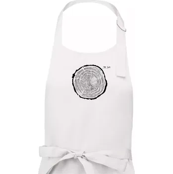 Kuchyňská zástěra Letokruhy - 70 - Dámská zástěra na vaření - Univerzální velikost ( Bílá )
