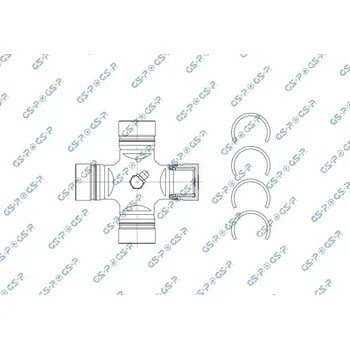 Hřídel nápravy Kloub, kloubový hřídel GSP UJ900180