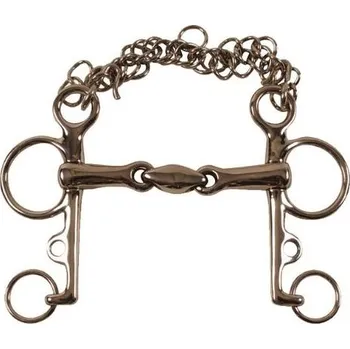 Udidlo pro koně Udidlo pelham UMBRIA EQUITAZIONE dvakrát lomené 13,5cm