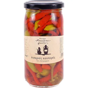 konzervovaná zelenina Barba Gianni mix pálivých chilli papriček 340g