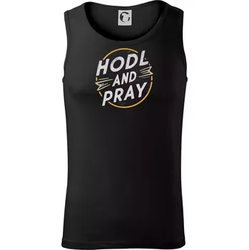 Bitcoin Hodl and pray - Tílko pánské Core - 2XL ( Černá )