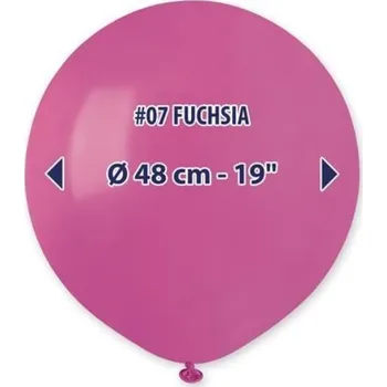 Party dekorace Balonek Gemar tmavě růžový – 48 cm/19"