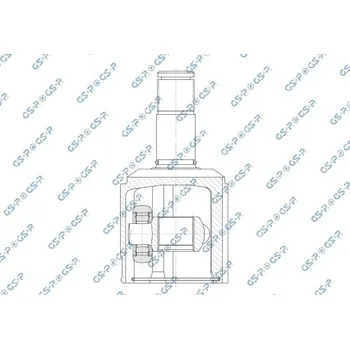 Poloosa kola Sada kloubů, hnací hřídel GSP 601446