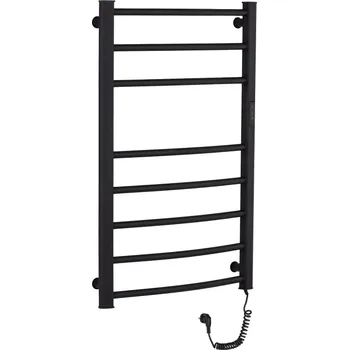 Radiátor CERANO Elektrický sušák ručníků Luca, s displejem černá matná 860x550 mm LIV-EG-8-55