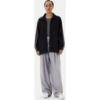 Dámská větrovka adidas Jeansová bunda adicolor Denim Adilenium JY2897 Černá Oversize XS