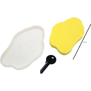 PourArt Silikonová forma Podtácek nepravidelný tvar 03 129-168 144x85x10mm