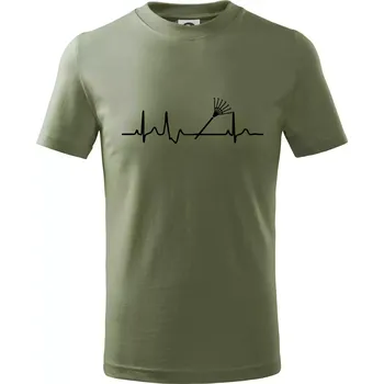 EKG zahrada - hrábě - Tričko dětské bavlněné - 146 cm/10 let ( Khaki )