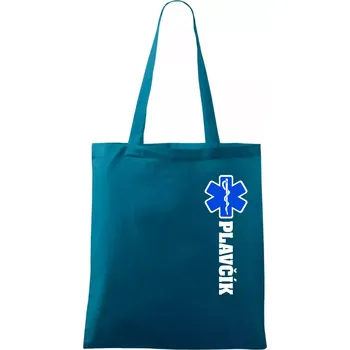 Hvězda života - Plavčík - Taška bavlněná - 42 x 38 cm ( Petrolejová )