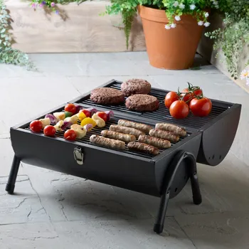 3Pagen Kufříkový gril na dřevěné uhlí 000