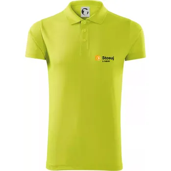 Pánská košile Štosuj s námi - logo na prsu - Polokošile Victory sportovní (dresovina) - 3XL ( Limetková )