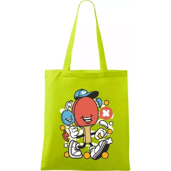 Pinčesaňák - Taška bavlněná - 42 x 38 cm ( Limetková )
