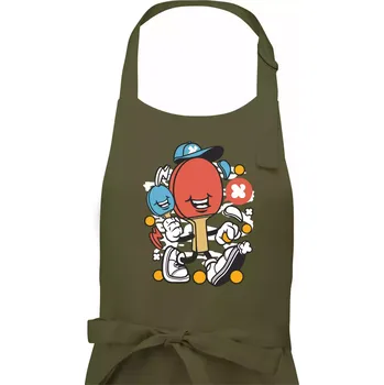 Kuchyňská zástěra Pinčesaňák - Dámská zástěra na vaření - Univerzální velikost ( Khaki )