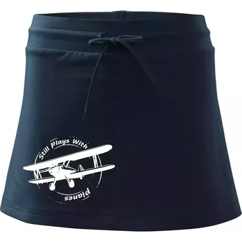 Dámská sukně Still Plays With Planes - Sportovní sukně - two in one - S ( Námořní modrá (velmi tmavá - téměř černá) )