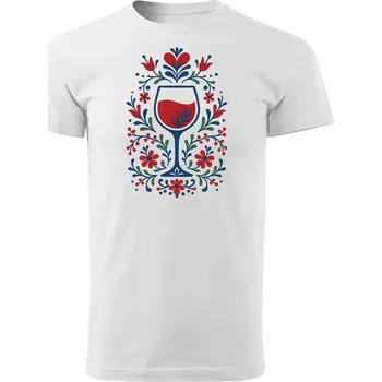 Pánské tričko Grooters Tričko pro milovníky vína - Moravské víno Velikost: XXL
