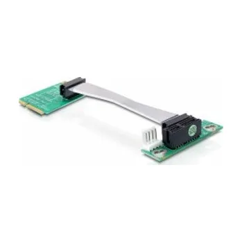 Síťová karta Delock Riser Card Mini PCI Express > PCI Express x1 vkládání vlevo 13 cm (41370)