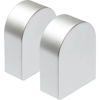 Nástěnné svítidlo RENDL TAMPA koncové krytky 2ks bílá Barva: Šedá