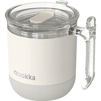Termoska QUOKKA Nerezový termohrnek Wave Ivory 260 ml