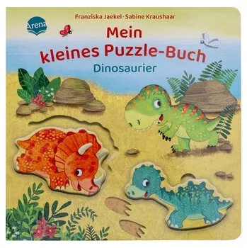 První čtění Mein kleines Puzzle-Buch. Dinosaurier - Franziska Jaekel