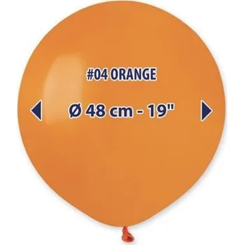Party dekorace Balonek Gemar oranžový – 48 cm/19"