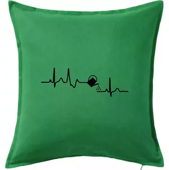 Polštář EKG zahrada - konev - Polštář 50x50 - 50x50 - Pouze potah ( Středně zelená )