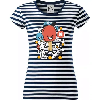 Dámské tričko Pinčesaňák - Dámské triko na vodu - XS ( Prouhovaná )