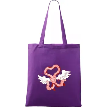 Žížalí anděl (Alexis Citrine) - Taška bavlněná - 42 x 38 cm ( Fialová )