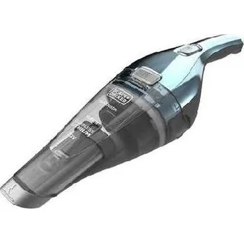 Vysavač BLACK+DECKER - 7,2V AKU ruční vysavač, nabíjecí stanice, světlá modrá/chrom NVC220WBC-QW