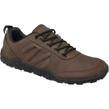 Pánská treková obuv BNN BAREFOOT LEATHER BLACK/BROWN polobotka hnědá - 45