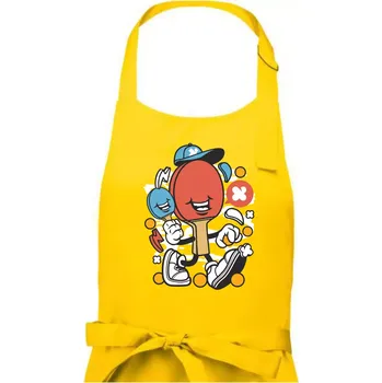 Kuchyňská zástěra Pinčesaňák - Dámská zástěra na vaření - Univerzální velikost ( Žlutá )