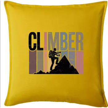 Polštář Climber - pruhy barevné - Polštář 50x50 - 50x50 - Pouze potah ( Žlutá )