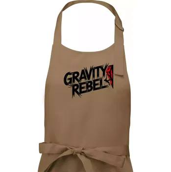 Kuchyňská zástěra Gravity rebel - Pánská zástěra na vaření - Univerzální velikost ( Cappuccino )
