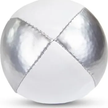 Žonglování Žonglovací míček JUGGLE DREAM Thud | 4 Panel | 120 g | SILVER Bílá (White)