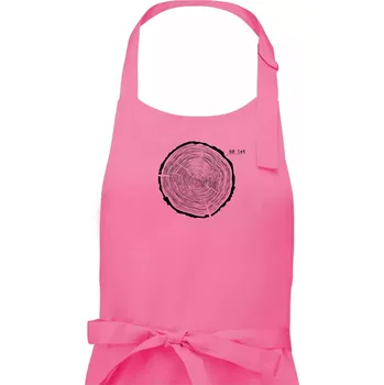 Kuchyňská zástěra Letokruhy - 60 - Pánská zástěra na vaření - Univerzální velikost ( Růžová )