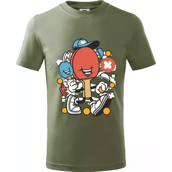 Pinčesaňák - Tričko dětské bavlněné - 122 cm/6 let ( Khaki )