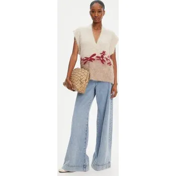 Pánský svetr Munthe Svetr Purulia 252160125272 Béžová Loose Fit 36