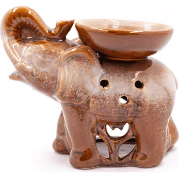 Aroma lampa Milujeme Kameny Aromalampa - slon - hnědá ASZ4 535211