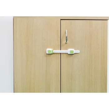 Dětský bezpečnostní prvek SECURITY | dětský bezpečnostní zámek na dvířka a šuplíky | nalepovací pojistka s nastavitelnou délkou Dedra