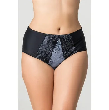 Kalhotky Triola kalhotky s vysokým pasem černobílé 32777 - BV90/černo-bílá / 75 f32777-90