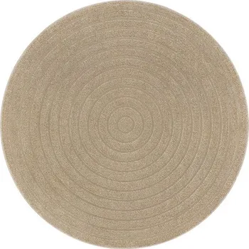 Koberec Breno Kusový koberec TRENTINO kruh 410013, 160x160 cm, Béžová